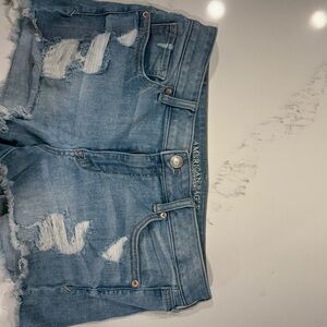 American Eagle Distressed Denim Shorts